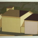 "Telhados de Ouro Preto" (Exemplar 101/200-9), Carlos Scliar, Agosto de 1977, Ouro Preto/MG, Serigrafia sopbre papel canson 200mg, 50,0 x 70,0 cm