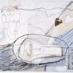 Sem Título, Ruy Kronbauer, 1999, Florianópolis/SC,Técnica mista (colagem com papéis diversos), 59,5 x 83,7 cm