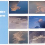"Coleção de Nuvens", Letícia de Brito Cardoso, 2003, fotocópia, adesivos, fotografia digital, 20 x 14 cm (álbum), 6 x 9 cm (9 adesivos)
