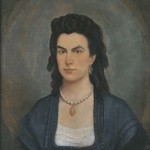 Retrato de Senhora, Victor Meirelles de Lima, 1870, Itália, Óleo sobre tela, 73,5 x 58,8 cm