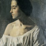 Cabeça de Mulher, Victor Meirelles de Lima, s/d, s/i, Óleo sobre tela, 54,6 x 45,5 cm