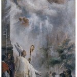 Estudo para "Invocação à Virgem", Victor Meirelles de Lima, circa 1898, Rio de Janeiro/RJ, Óleo sobre cartão, 104,0 x 47,7 cm