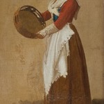 Estudo de Traje Italiano, Victor Meirelles de Lima, 1853/1856, Itália, Óleo sobre cartão, 30,5 x 18,0 cm