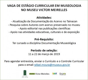 Vaga Museologia 2019.1