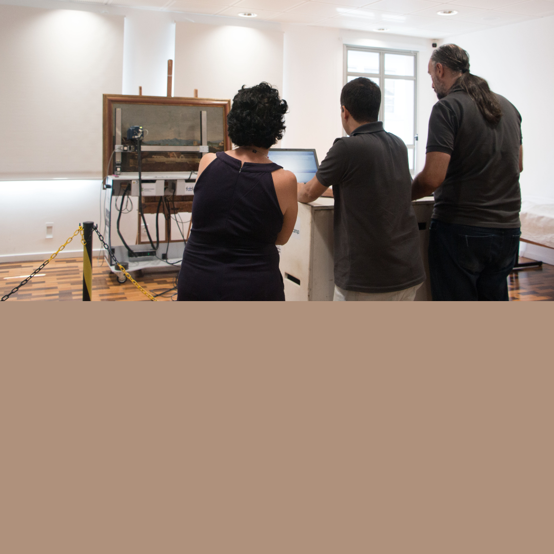 Museu Victor Meirelles recebe laboratório móvel para análises científicas inéditas em obras do acervo