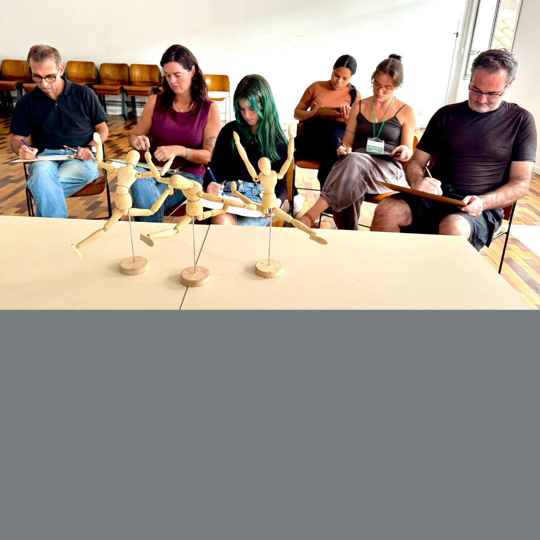 Oficina de desenho gratuita encerra exposição de Diego de los Campos